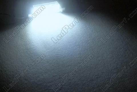 LED-Spollampa takbelysning, bagageutrymme, handskfack, skyltbelysning vit 37mm - C5W