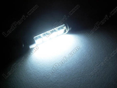 LED-Spollampa takbelysning, bagageutrymme, handskfack, skyltbelysning vit 42 mm - C10W