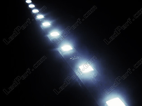 LED-remsa vit vattentät 30CM Varselljus och varselljus