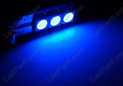LED T10 W5W Motion blå utan fel på färddatorn - Sidobelysning -