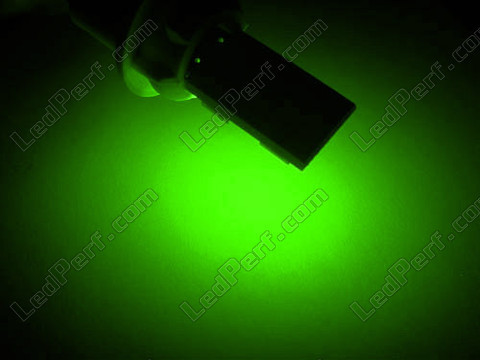 LED T10 W5W Rotation med sidobelysning grön