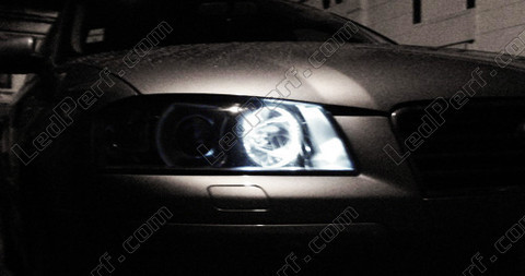 LED parkeringsljus Audi A3 med LED-lampor som motverkar färddatorfel xenon