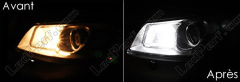 LED-parkeringsljus xenon vit W5W T10 - Renault Megane 2