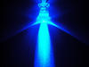 Tvinnad LED-lampa 12V blå