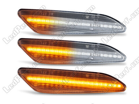 Belysning av sekventiella transparenta LED-blinkers för Alfa Romeo 147 (2005 - 2010)