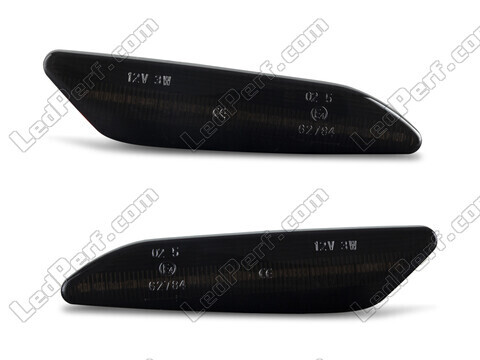 Framvy av dynamiska LED-blinkers för Alfa Romeo 156 - Rökfärgad svart färg