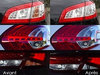 LED blinkers bak Audi A1 II före och efter