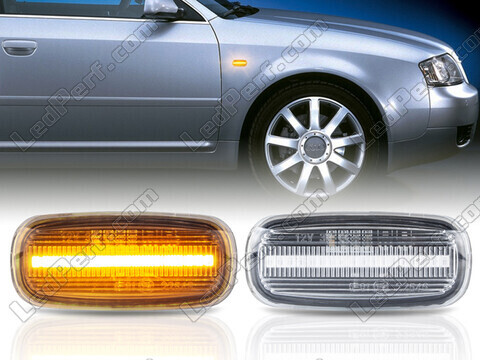 Dynamiska LED-sidoblinkers för Audi A2