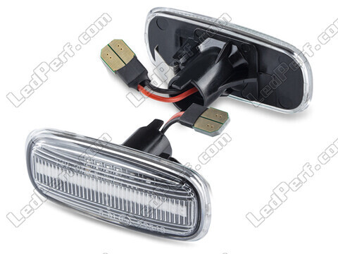 Sidovy av sekventiella LED-blinkers för Audi A3 8L - Transparent version