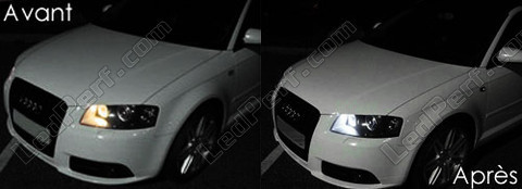 LED parkeringsljus skyltbelysning Audi A3 8P