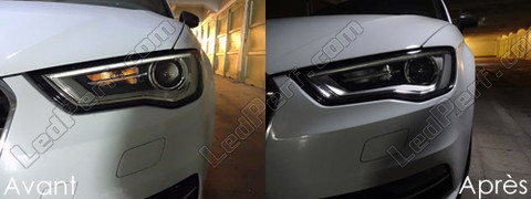LED-lampa kromade blinkers Audi A3 8V