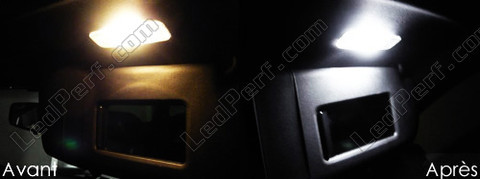 LED sminkspeglar solskydd Audi A4 B5