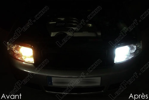 LED-lampa parkeringsljus xenon vit Audi A4 B6