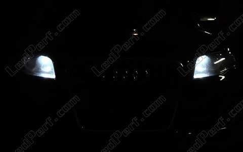 LED-lampa parkeringsljus xenon vit Audi A4 B7