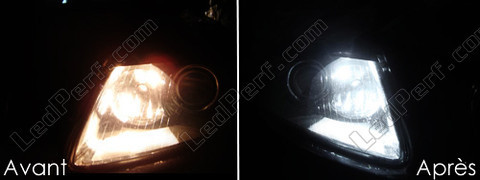 LED-lampa parkeringsljus xenon vit Audi A6 C6