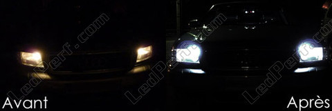 LED-lampa parkeringsljus xenon vit Audi A8 D2