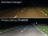 LED-lampor Philips Godkända för Audi Q3 jämfört med original lampor