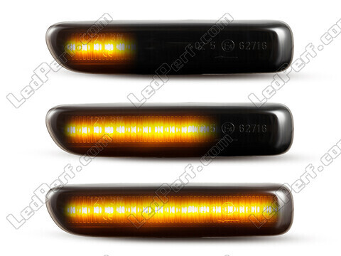 Belysning av dynamiska svarta LED-sidoblinkers för BMW 3-Serie (E46) 1998 -2001