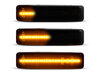 Belysning av dynamiska svarta LED-sidoblinkers för BMW 5-Serie (E39)