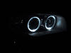 LED-lampor xenon vita för Angel Eyes BMW 1-Serie fas 1 6000K
