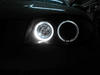 LED-lampor xenon vita för Angel Eyes BMW 1-Serie fas 2 6000K