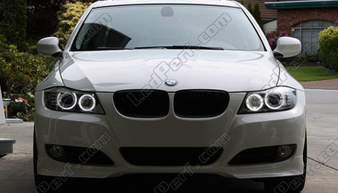 LED Angel Eyes BMW 3-Serie (E90 E91) LCI med original xenon.