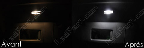 LED sminkspeglar solskydd BMW 5-Serie E60 E61