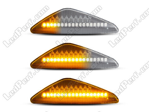 Belysning av sekventiella transparenta LED-blinkers för BMW X6 (E71 E72)