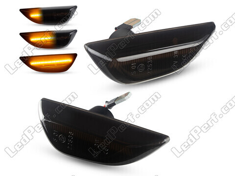 Dynamiska LED-sidoblinkers för Chevrolet Trax - Rökfärgad svart version