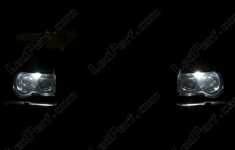 LED-lampa parkeringsljus xenon vit Chrysler 300C