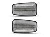 Framvy av sekventiella LED-blinkers för Citroen Berlingo - Transparent färg