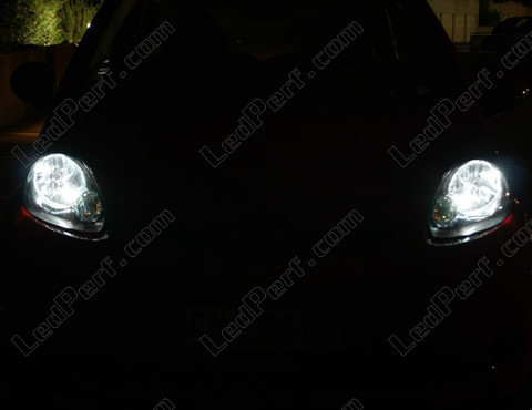 LED-lampa parkeringsljus xenon vit Citroen C1