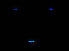 LED fönsterhiss blå Citroen C2 fas 1