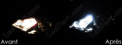 LED-lampa parkeringsljus xenon vit Citroen C3 II
