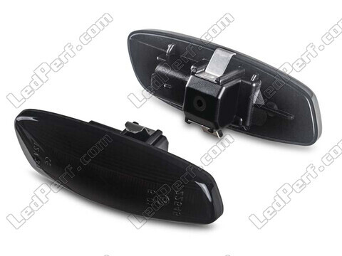 Sidovy av dynamiska LED-sidoblinkers för Citroen C4 - Rökfärgad svart version
