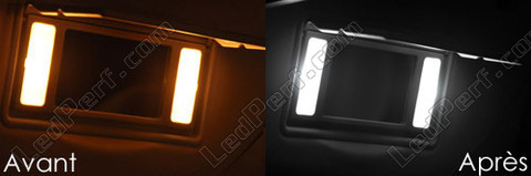 LED-lampa sminkspeglar solskydd Citroen C5 I