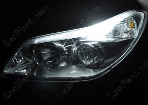LED-lampa parkeringsljus xenon vit Citroen C5 I