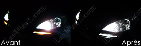 LED-lampa parkeringsljus xenon vit Citroen C8