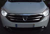 LED-lampa parkeringsljus xenon vit Dacia Dokker