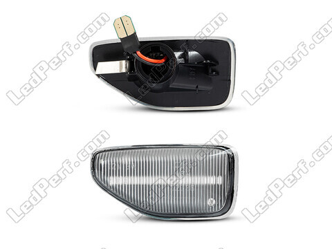 Kontakter för sekventiella LED-blinkers för Dacia Logan 2 - transparent version