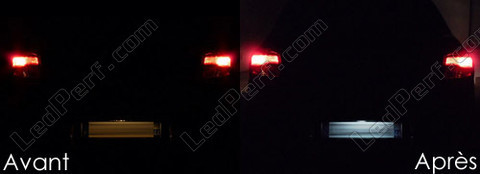 LED-lampa skyltbelysning Dacia Logan 2