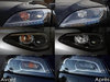LED främre blinkers Dacia Sandero 3 före och efter