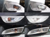 LED sidoblinkers Dacia Sandero 3 före och efter
