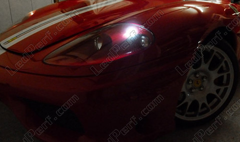 LED-lampa parkeringsljus xenon vit Ferrari F360 MS