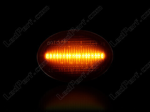 Maximal belysning av dynamiska LED-sidoblinkers för Fiat 500