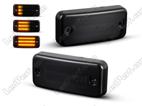 Dynamiska LED-sidoblinkers för Fiat Ducato III - Rökfärgad svart version