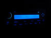 LED-belysning bilradio blå fiat Grande Punto Evo