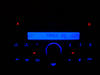 LED-lampa bilradio blå Fiat Stilo