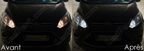 LED parkeringsljus xenon vit Ford C MAX MK2