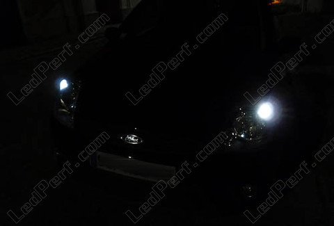 LED-lampa parkeringsljus xenon vit Ford Fiesta MK6